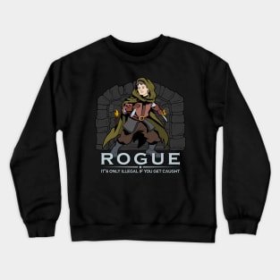 D20 Roleplay Character - Rogue Crewneck Sweatshirt